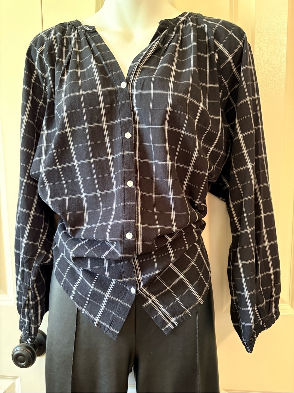 Old Navy button down blouse, size XL